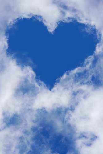 Clouds Forming Heart Shape